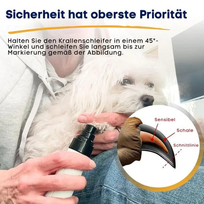 Fresa unghie cane elettrica – sicura e delicata - GentleTrim per animali domestici